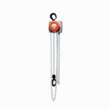 Hurricane 360 Single Reeved Hand Chain Hoist, 2 Ton Load, 15 Ft H Lifting, 15916 In Min Between
